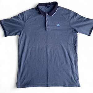 Vintage Lands End Polo Blue Embroidered Logo